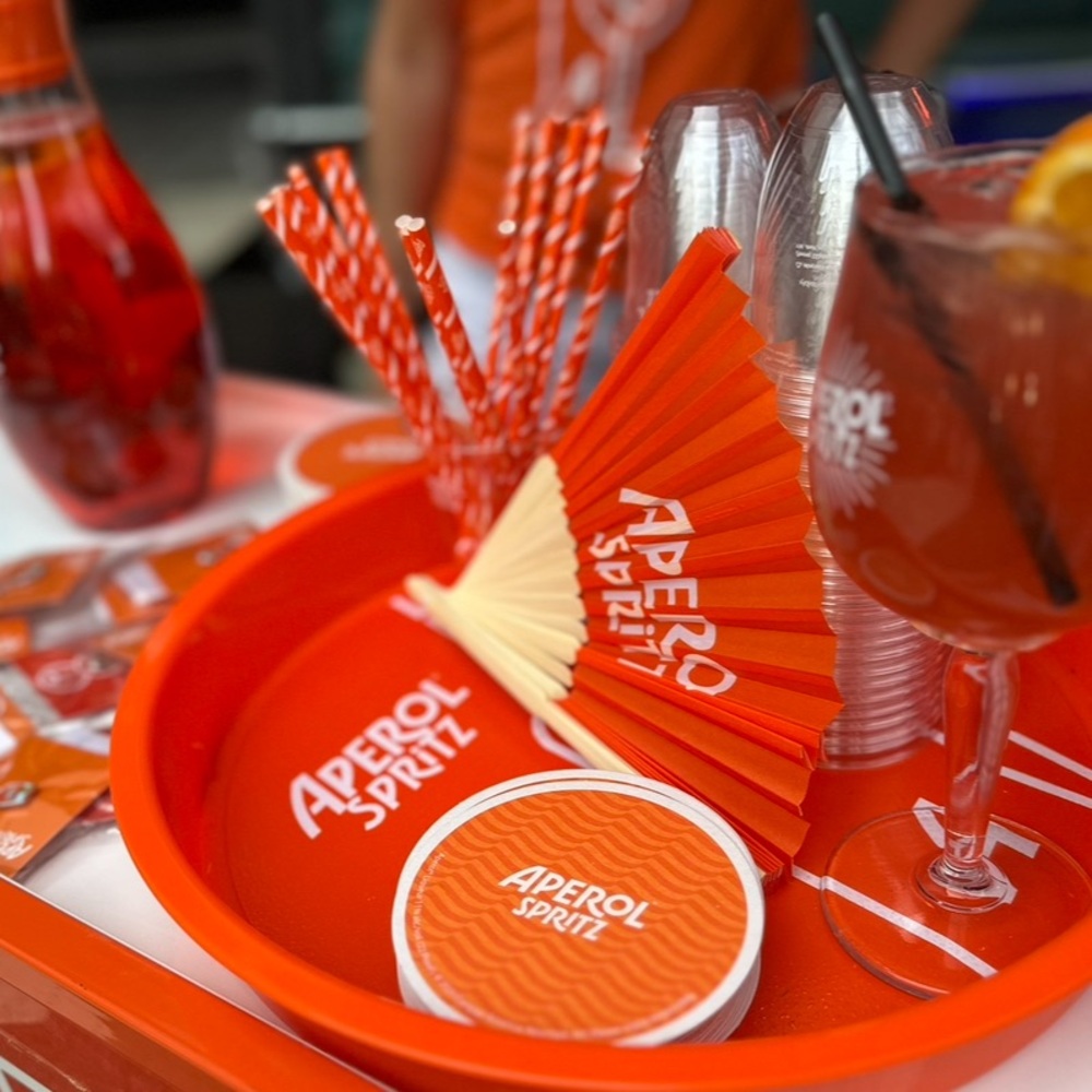 Orange Party Fan
